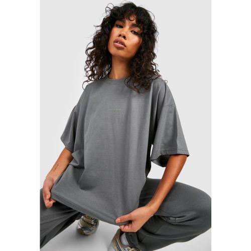 T-Shirt Oversize À Slogan Imprimé - S - boohoo - Modalova