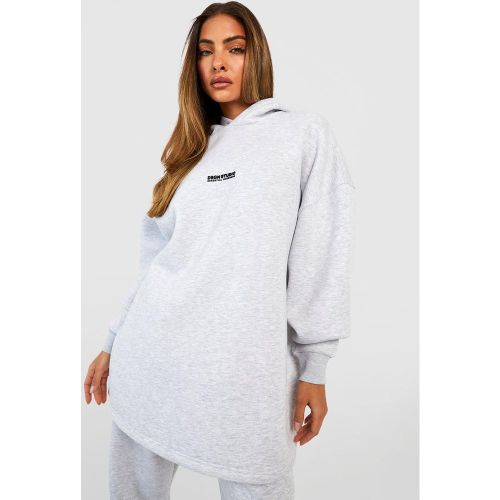 Sweat À Capuche Oversize Premium À Slogan - S - boohoo - Modalova