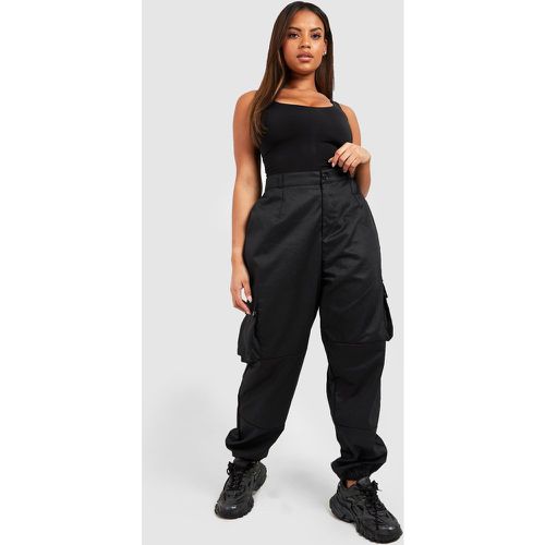 Grande Taille - Pantalon Cargo Fuselé - 44 - boohoo - Modalova