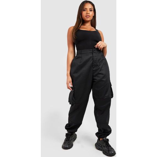 Grande Taille - Pantalon Cargo Fuselé - 56 - boohoo - Modalova