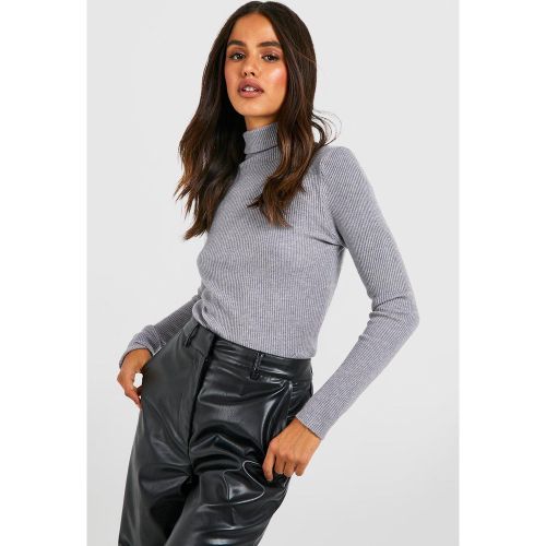 Pull Basique En Maille À Col Roulé - S - boohoo - Modalova