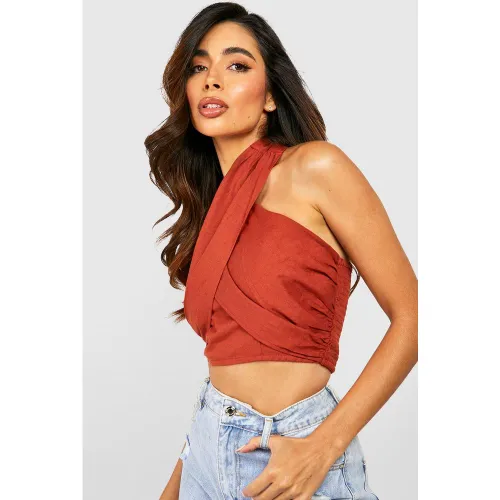 Crop Top Dos Nu - 40 - boohoo - Modalova