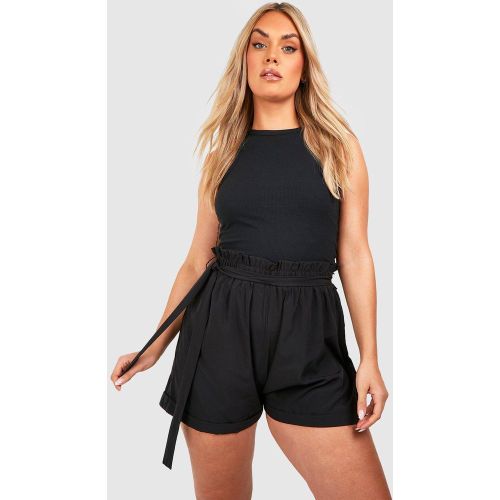 Grande Taille - Short À Ceinture - 44 - boohoo - Modalova