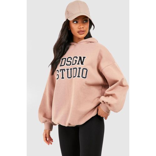 Sweat À Capuche Oversize À Slogan - S - boohoo - Modalova