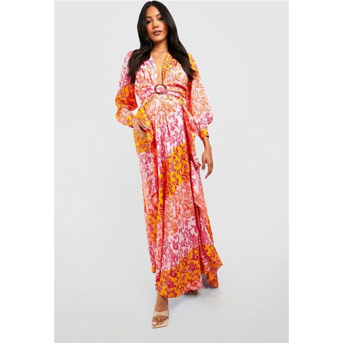 Maternité - Robe De Grossesse Fleurie - 44 - boohoo - Modalova