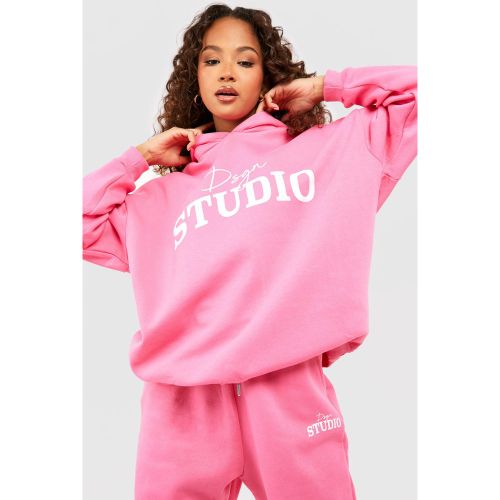 Sweat À Capuche Oversize À Slogan Dsgn Studio - S - boohoo - Modalova