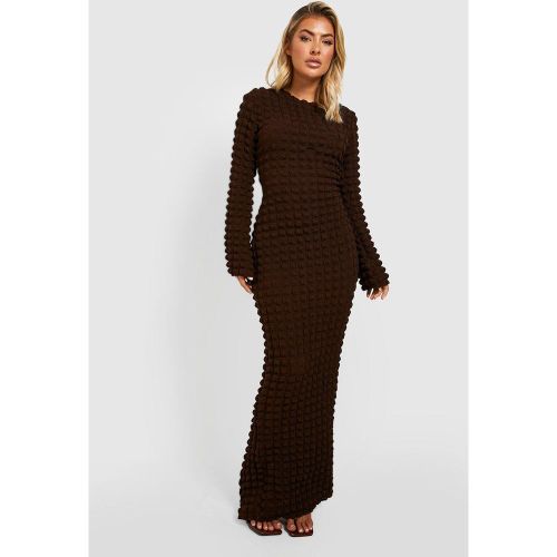 Robe Longue Texturée - 38 - boohoo - Modalova