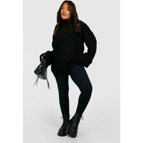 Grande Taille - Pull En Maille À Col Roulé - 44 - boohoo - Modalova