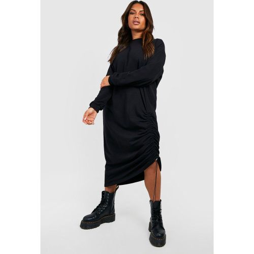 Grande Taille - Robe Pull Oversize Froncée - 52 - boohoo - Modalova