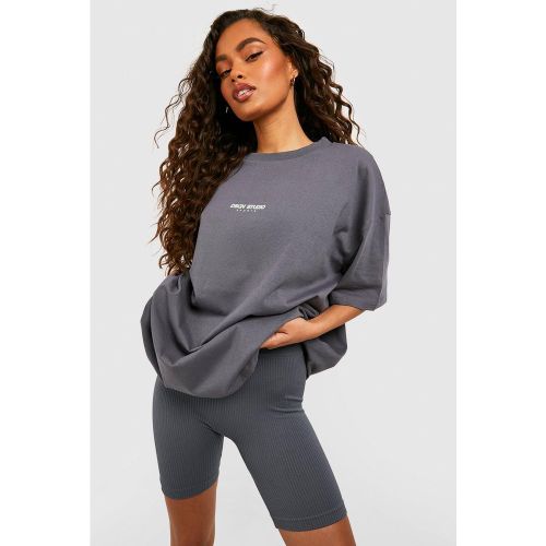 Short Cycliste Côtelé Sans Coutures - M - boohoo - Modalova