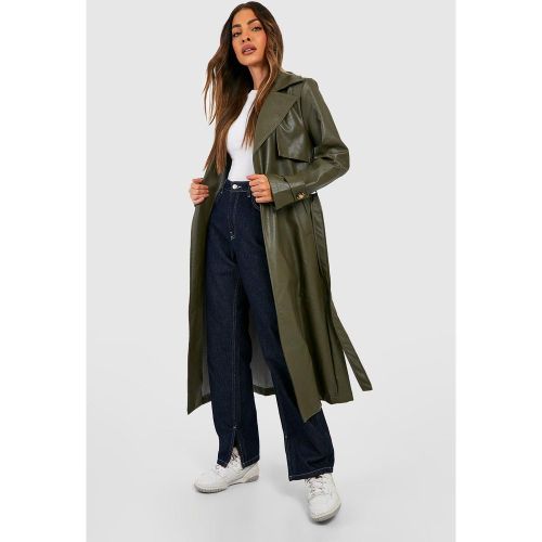 Trench - Vert Kaki - 42, Vert Kaki - boohoo - Modalova