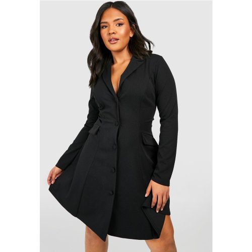 Grande Taille - Robe Blazer Patineuse - 56 - boohoo - Modalova