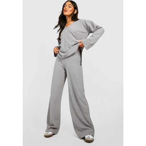 Pantalon Large Côtelé - 36 - boohoo - Modalova