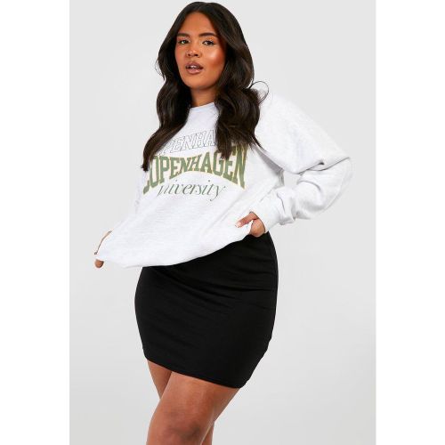 Grande Taille - Mini-Jupe Basique En Jersey - 44 - boohoo - Modalova