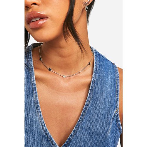 Collier À Cœurs - One Size - boohoo - Modalova