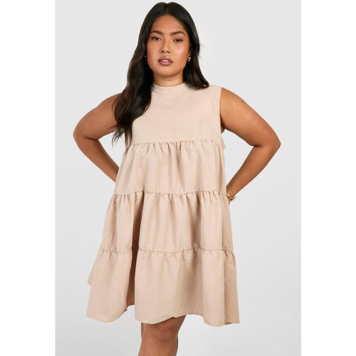 Grande Taille - Robe Babydoll À Volants - boohoo - Modalova