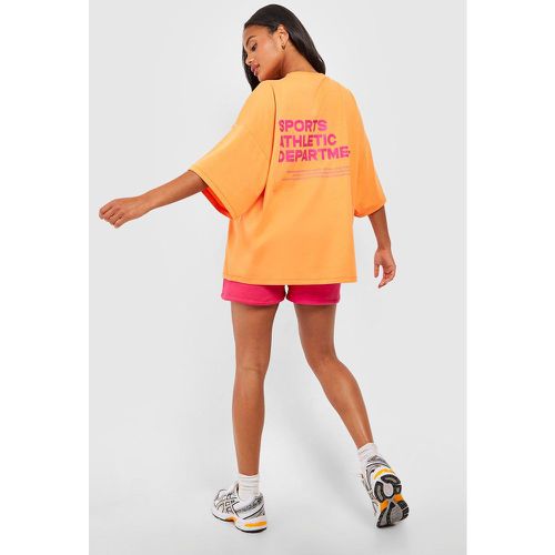 T-Shirt Oversize À Slogan Athletic - L - boohoo - Modalova