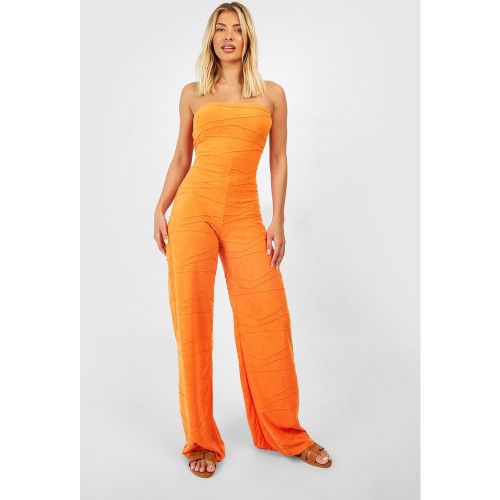 Combinaison Bandeau Large Texturée - 40 - boohoo - Modalova