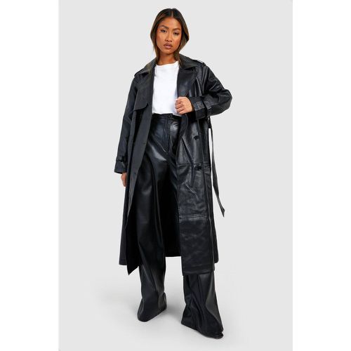 Trench Long - Noir - 36, Noir - boohoo - Modalova