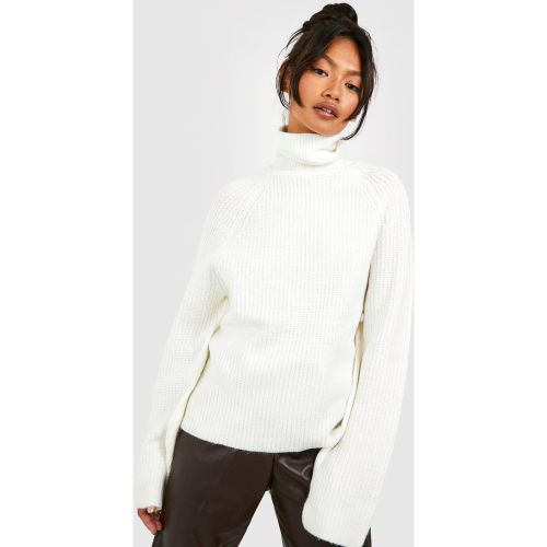 Pull À Col Roulé Et Manches Raglan - S - boohoo - Modalova