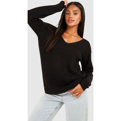 Pull Basique À Col En V - S - boohoo - Modalova