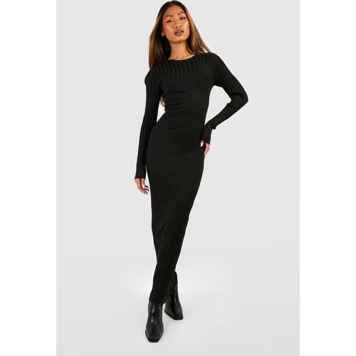 Robe Longue Côtelée Épaisse - 40 - boohoo - Modalova