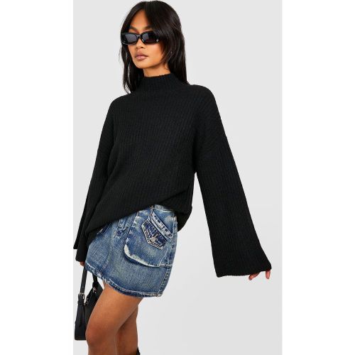 Pull Côtelé À Col Montant - S - boohoo - Modalova