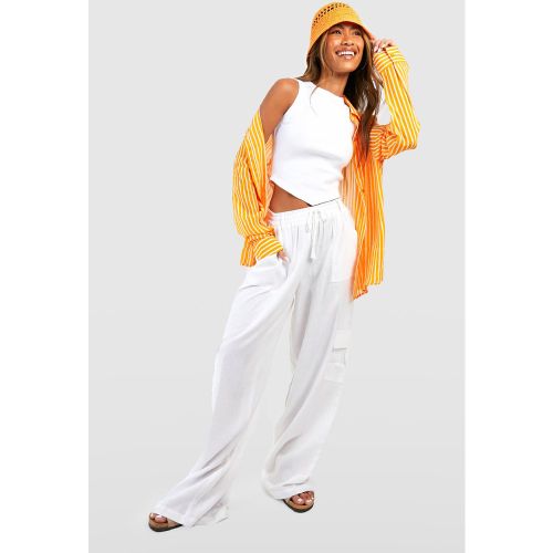 Pantalon Cargo Large - 38 - boohoo - Modalova