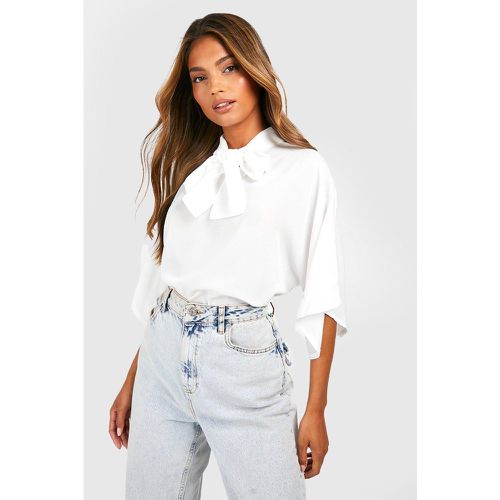 Blouse À Manches Évasées - 38 - boohoo - Modalova