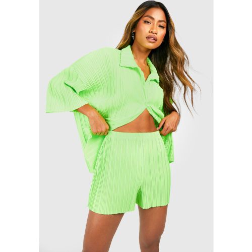 Short Fluo Plissé - 42 - boohoo - Modalova