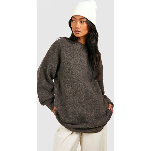 Pull Long En Maille Douce - S - boohoo - Modalova