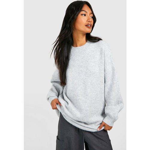 Pull Long En Maille Douce - M - boohoo - Modalova