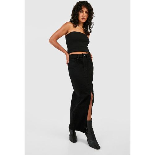 Jupe Mi-Longue En Jean - 34 - boohoo - Modalova