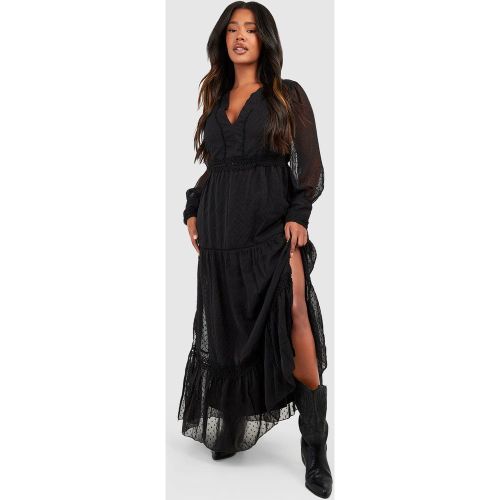 Grande Taille - Robe Longue En Plumetis - 44 - boohoo - Modalova
