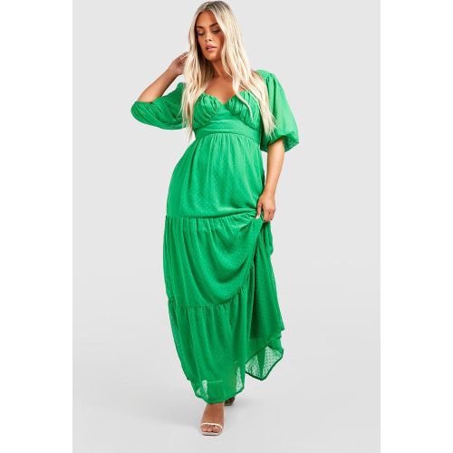 Grande Taille - Robe Champêtre Longue En Plumetis - 46 - boohoo - Modalova