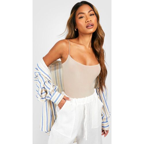 Body Moulant À Bretelles Fines - 38 - boohoo - Modalova