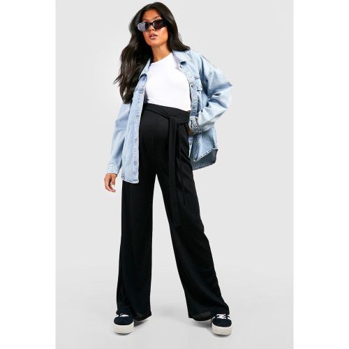 Maternité - Pantalon De Grossesse Large À Ceinture - 44 - boohoo - Modalova