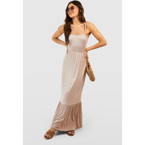 Robe Longue À Volants - 10 - boohoo - Modalova