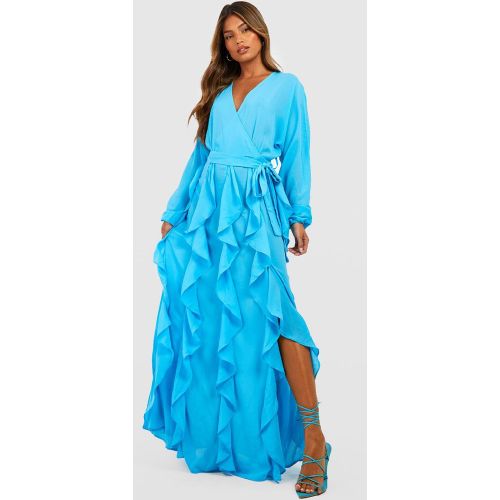 Robe Longue À Ceinture - 38 - boohoo - Modalova
