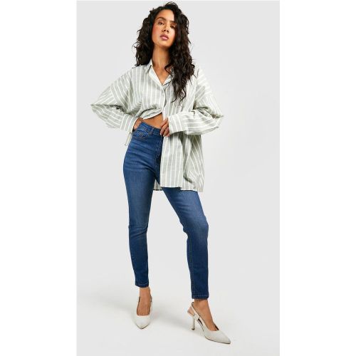Jean Skinny Push-Up Taille Haute - 36 - boohoo - Modalova