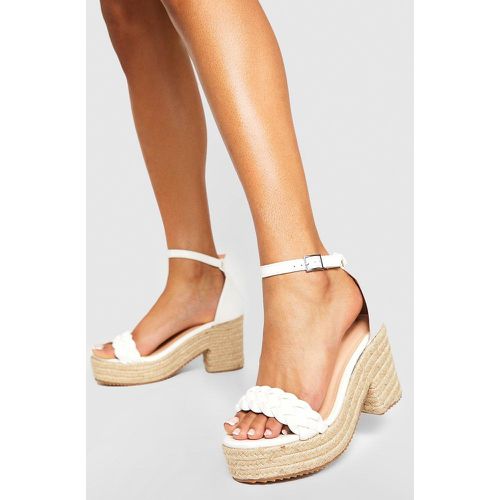 Sandales Espadrilles Compensées - boohoo - Modalova