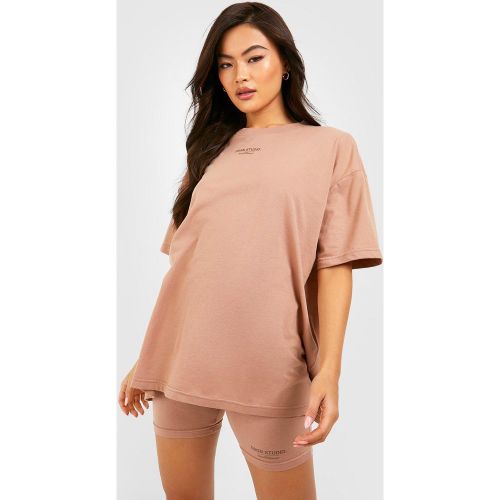 Ensemble Oversize À Slogan Avec T-Shirt Et Short - S - boohoo - Modalova