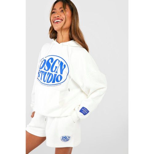 Survêtement À Slogan Dsgn Studio - Blanc Écru - S, Blanc Écru - boohoo - Modalova