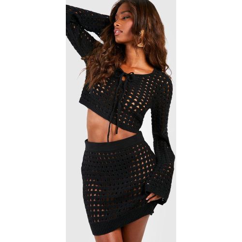 Mini-Jupe En Crochet - L - boohoo - Modalova