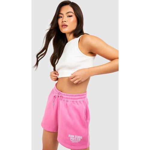 Short De Jogging À Slogan Sports Club - S - boohoo - Modalova