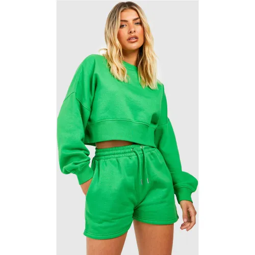 Short De Jogging - Vert - S, Vert - boohoo - Modalova