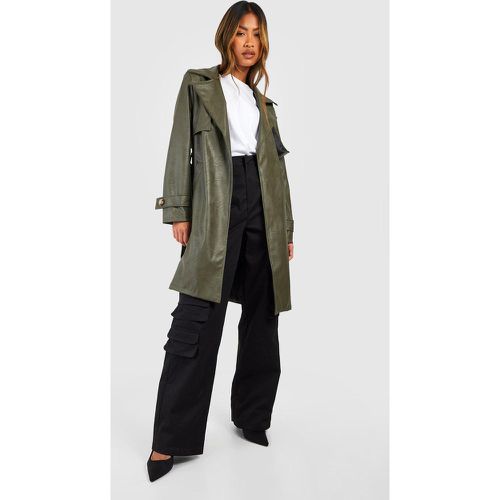 Trench À Ceinture - 42 - boohoo - Modalova