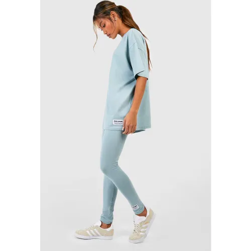 Ensemble Avec T-Shirt Oversize Et Legging - S - boohoo - Modalova