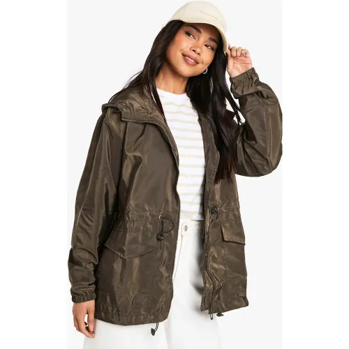 Imperméable Parachute À Capuche - 36 - boohoo - Modalova