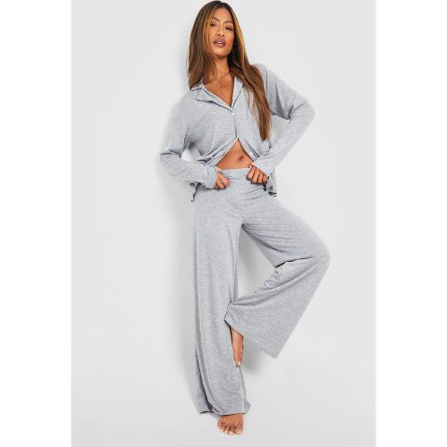 Pantalon De Pyjama Large En Jersey - 34 - boohoo - Modalova